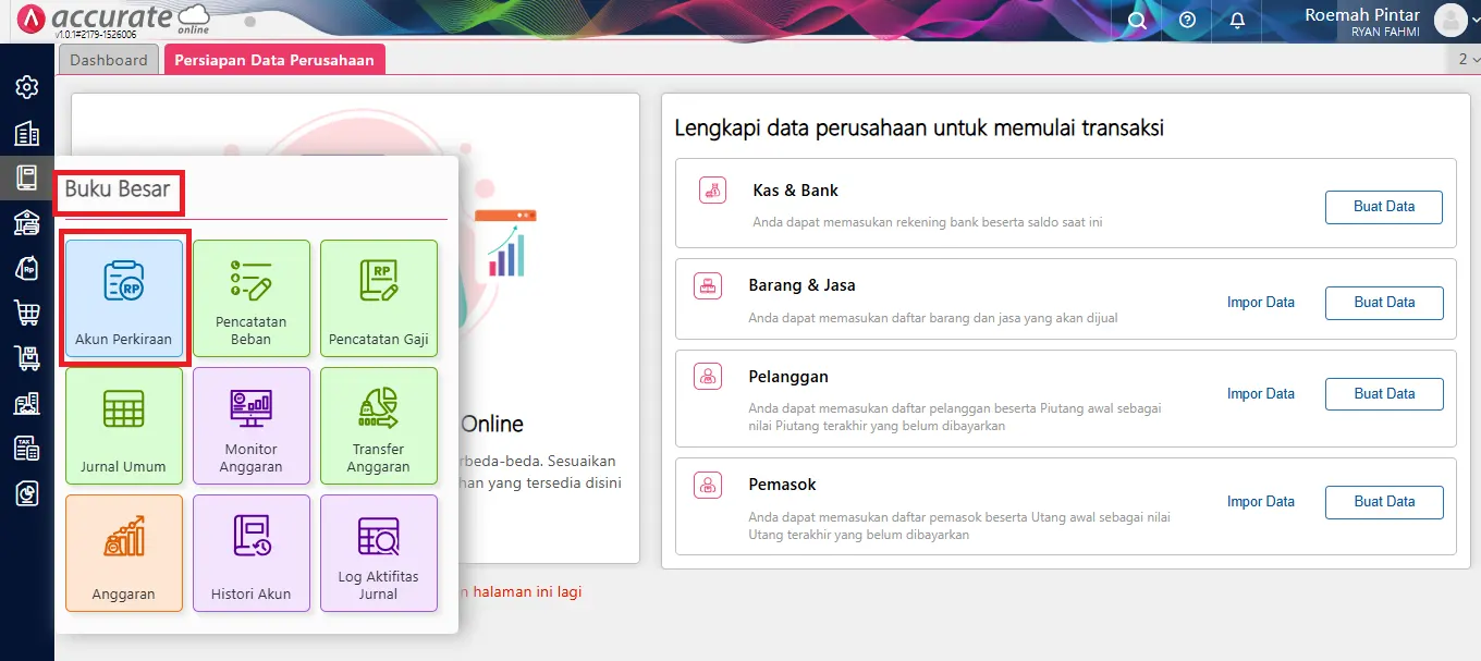 membuat akun perkiraan dengan mata uang asing